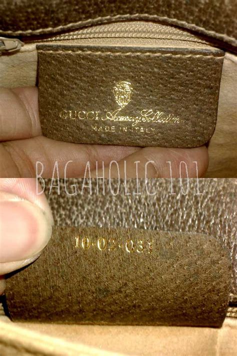 vintage gucci without serial number|Gucci wallet serial number lookup.